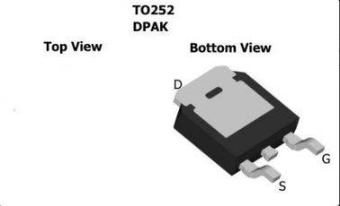 Low R DS (ON) Mosfet Transistor Daya Saklar Perlindungan Baterai Digunakan