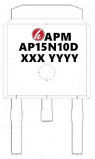 Transistor Daya MOSFET Custom Made Rendah PADA Perlawanan AP15N10D