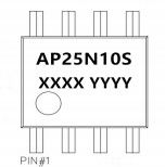 AP25N10X Mosfet Power Transistor 25A 100V TO-252 SOP-8 DC-DC Converter